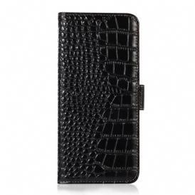 Fodral För Samsung Galaxy M33 5G Rfid Crocodile Style