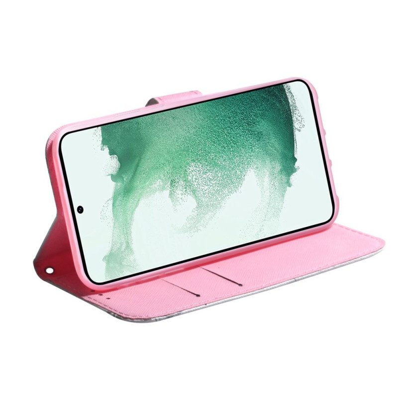 Fodral För Samsung Galaxy M33 5G Rosa Blomma