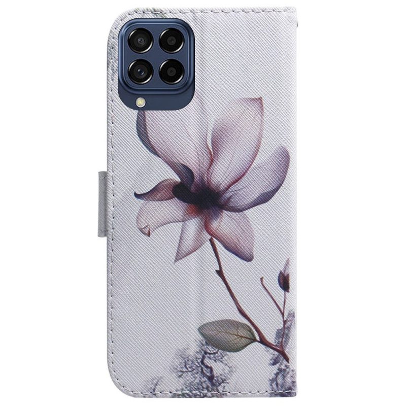 Fodral För Samsung Galaxy M33 5G Rosa Blomma