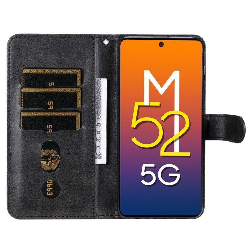 Fodral För Samsung Galaxy M52 5G Blixtlås