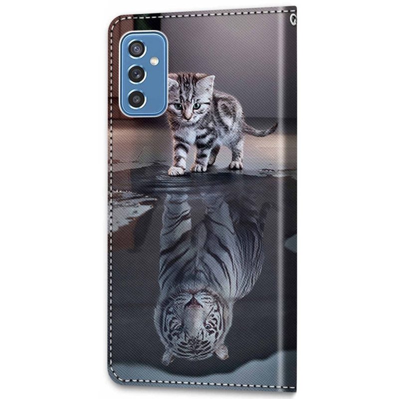 Fodral För Samsung Galaxy M52 5G Cat Reverie