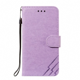 Fodral För Samsung Galaxy M52 5G Faux Leather 555