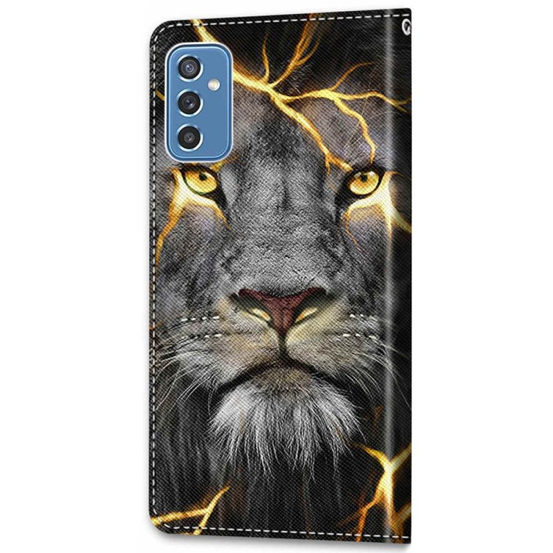 Fodral För Samsung Galaxy M52 5G Glow In The Dark Lion