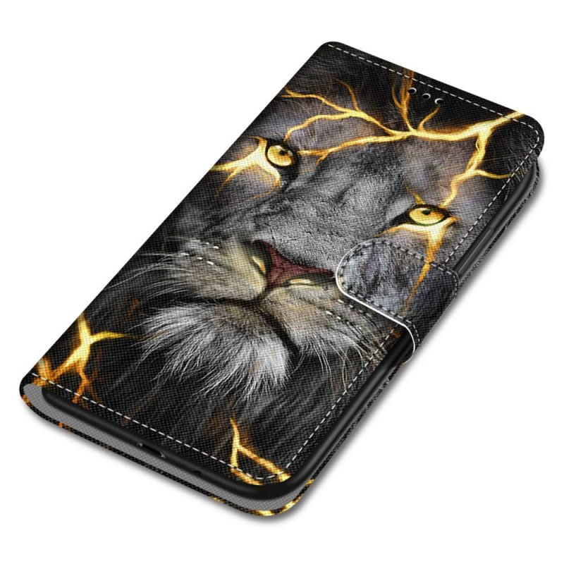 Fodral För Samsung Galaxy M52 5G Glow In The Dark Lion