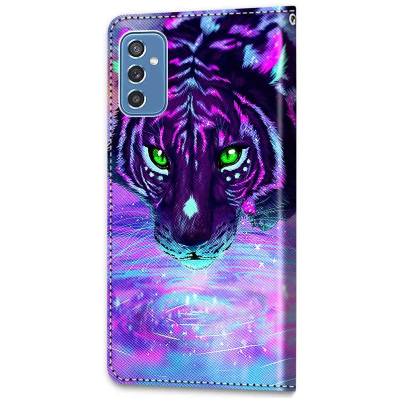 Fodral För Samsung Galaxy M52 5G Glow In The Dark Tiger