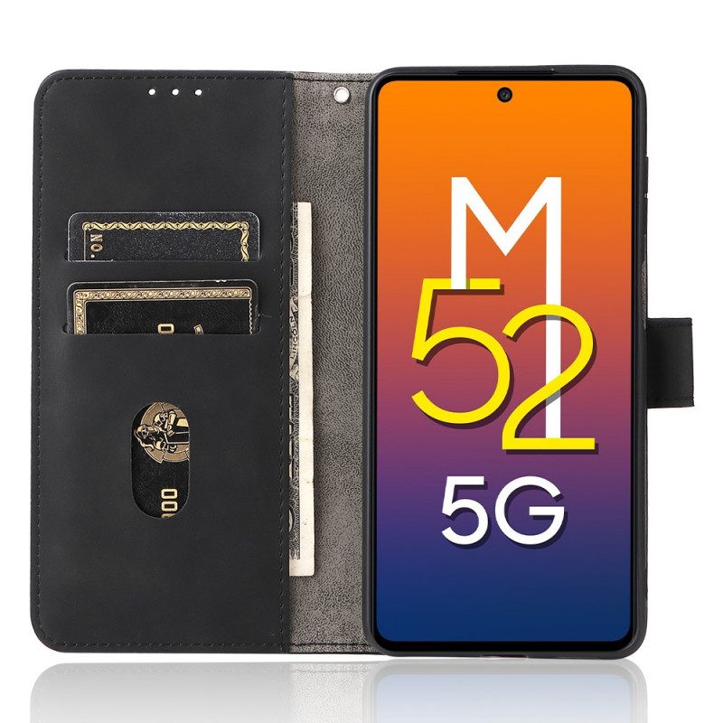 Fodral För Samsung Galaxy M52 5G Mjukt Läder