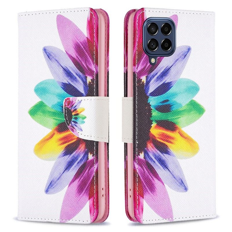 Fodral För Samsung Galaxy M53 5G Akvarellblomma