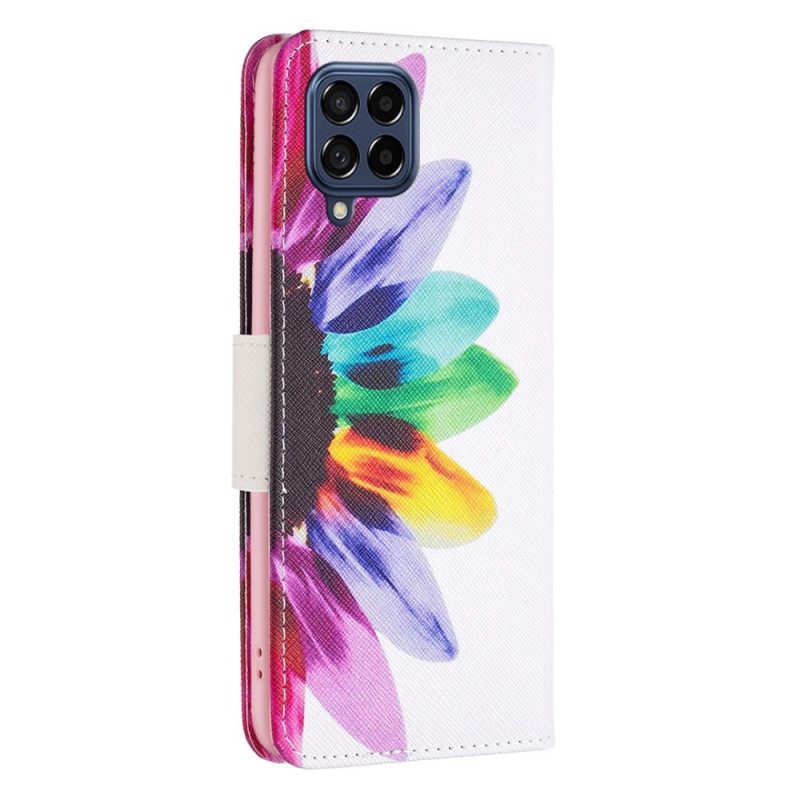 Fodral För Samsung Galaxy M53 5G Akvarellblomma