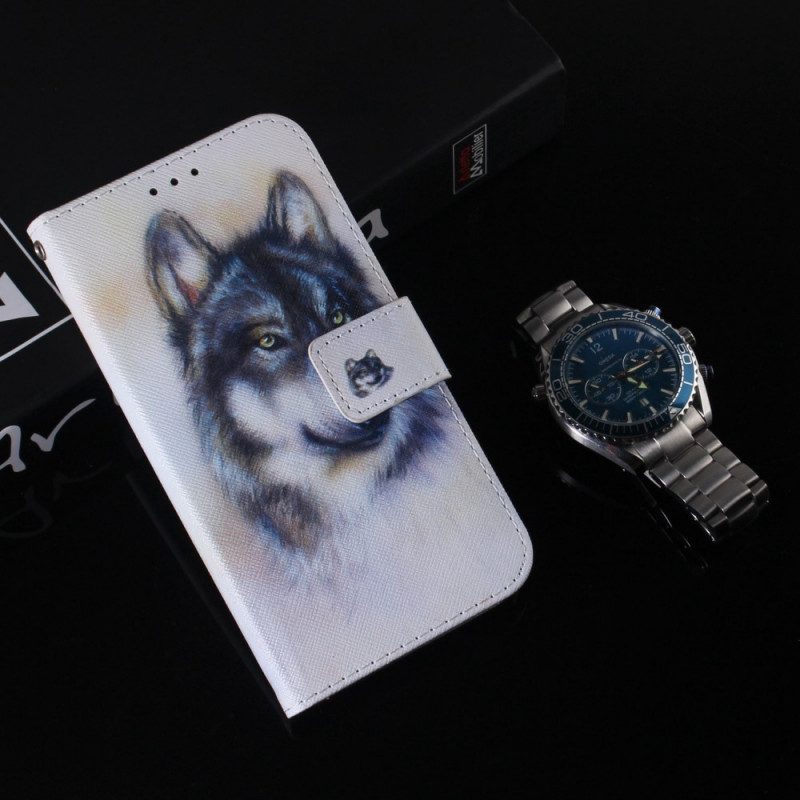 Fodral För Samsung Galaxy M53 5G Akvarellhund