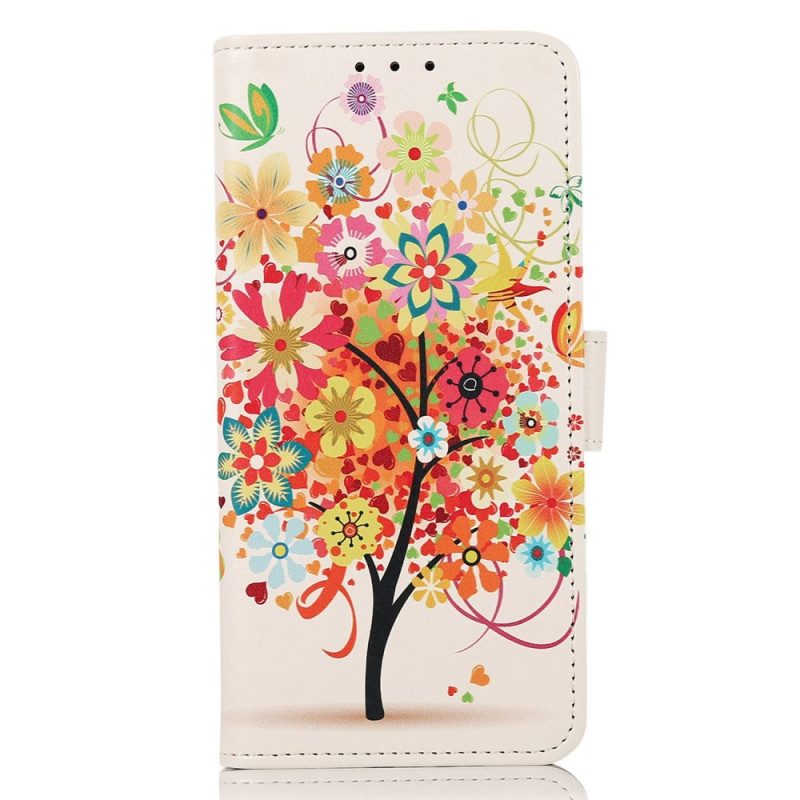 Fodral För Samsung Galaxy M53 5G Blommande Träd