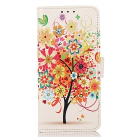 Fodral För Samsung Galaxy M53 5G Blommande Träd