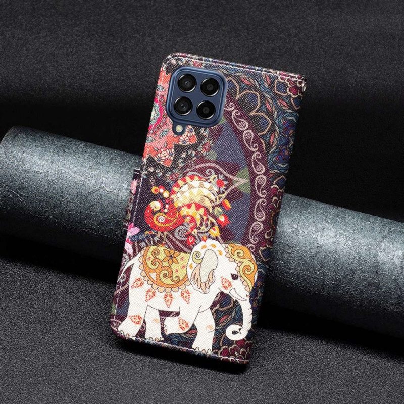 Fodral För Samsung Galaxy M53 5G Indisk Elefant