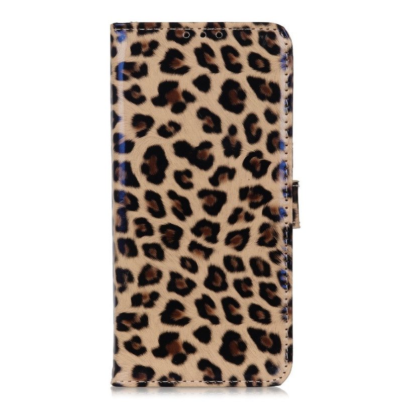 Fodral För Samsung Galaxy M53 5G Lilla Leopardeffekten