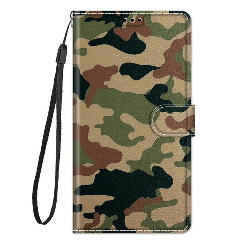 Fodral För Samsung Galaxy M53 5G Med Kedjar Thong Camo