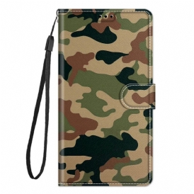 Fodral För Samsung Galaxy M53 5G Med Kedjar Thong Camo