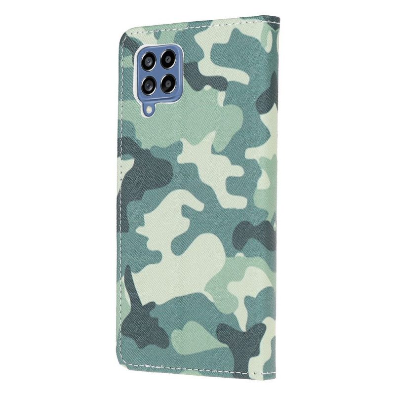 Fodral För Samsung Galaxy M53 5G Militärt Kamouflage