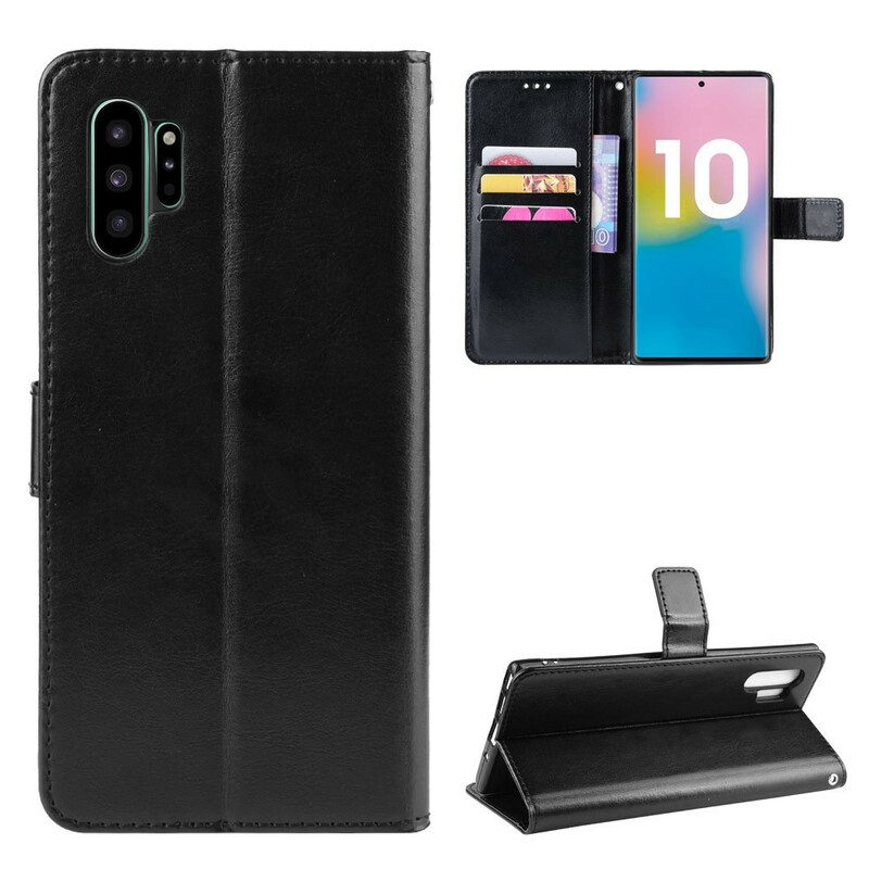 Fodral För Samsung Galaxy Note 10 Plus Plinkande Konstläder