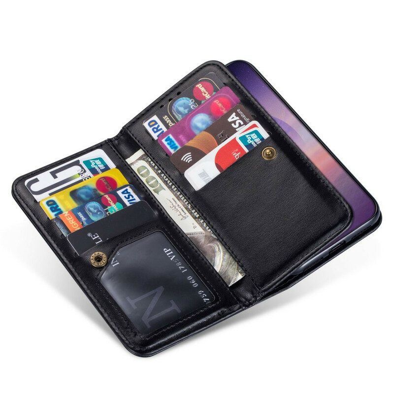 Fodral För Samsung Galaxy Note 20 Faux Leather 9 Card Holder