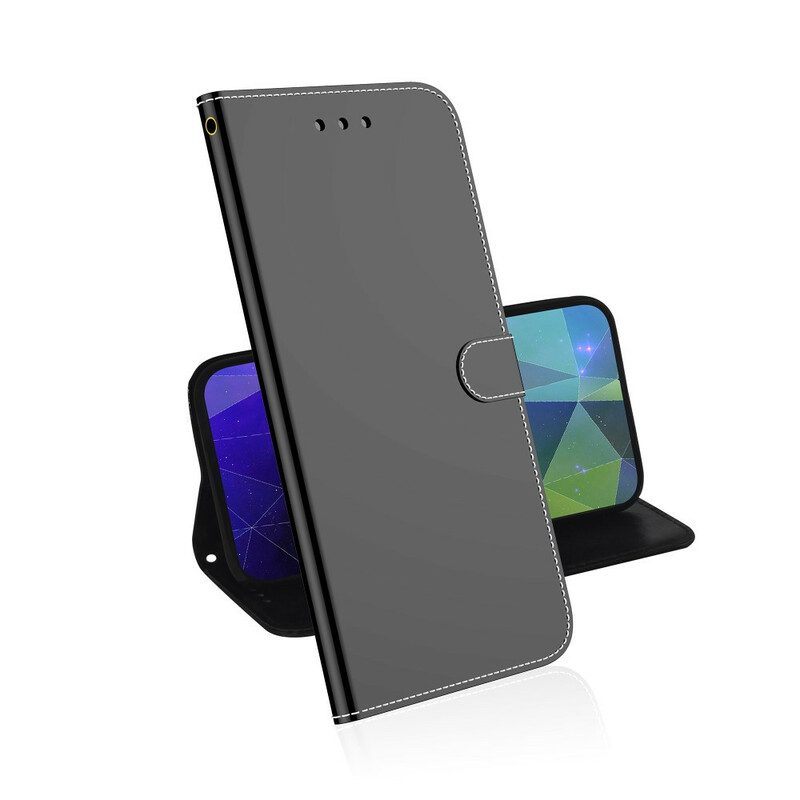 Fodral För Samsung Galaxy Note 20 Spegelskydd I Konstläder