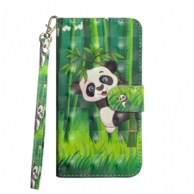 Fodral För Samsung Galaxy Note 20 Ultra Panda Och Bambu