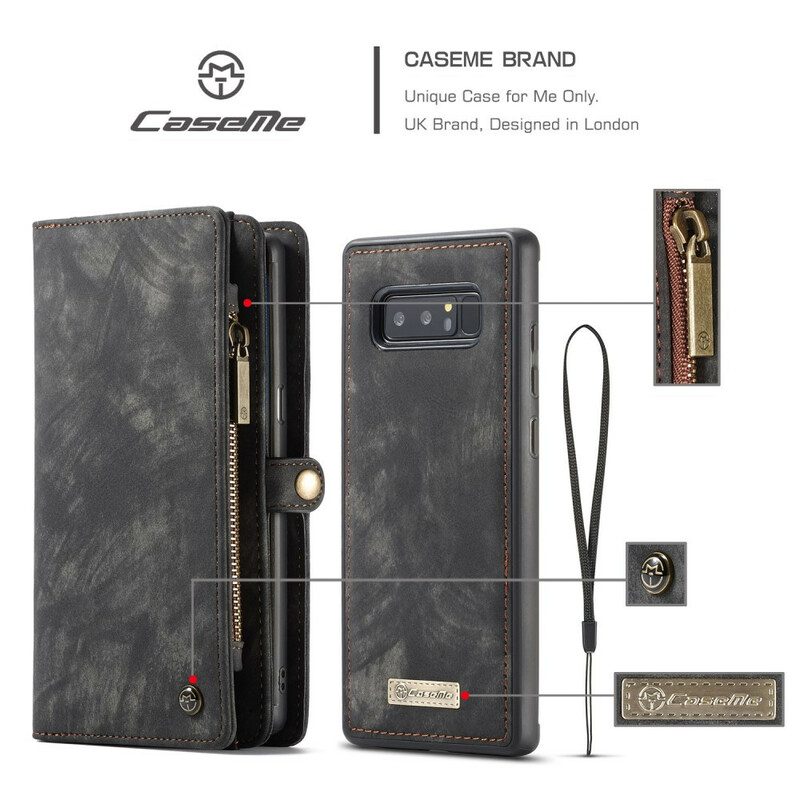 Fodral För Samsung Galaxy Note 8 Caseme Vintage Läder