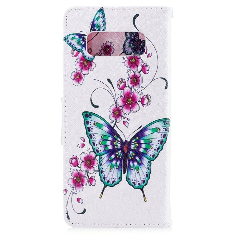 Fodral För Samsung Galaxy Note 8 Underbara Fjärilar