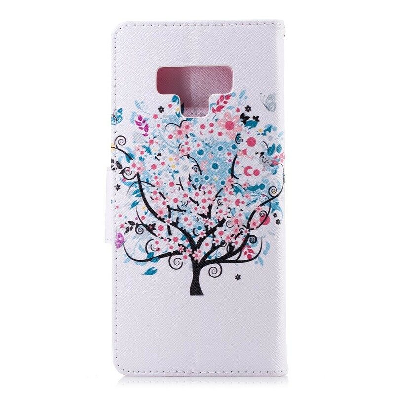 Fodral För Samsung Galaxy Note 9 Blommigt Träd