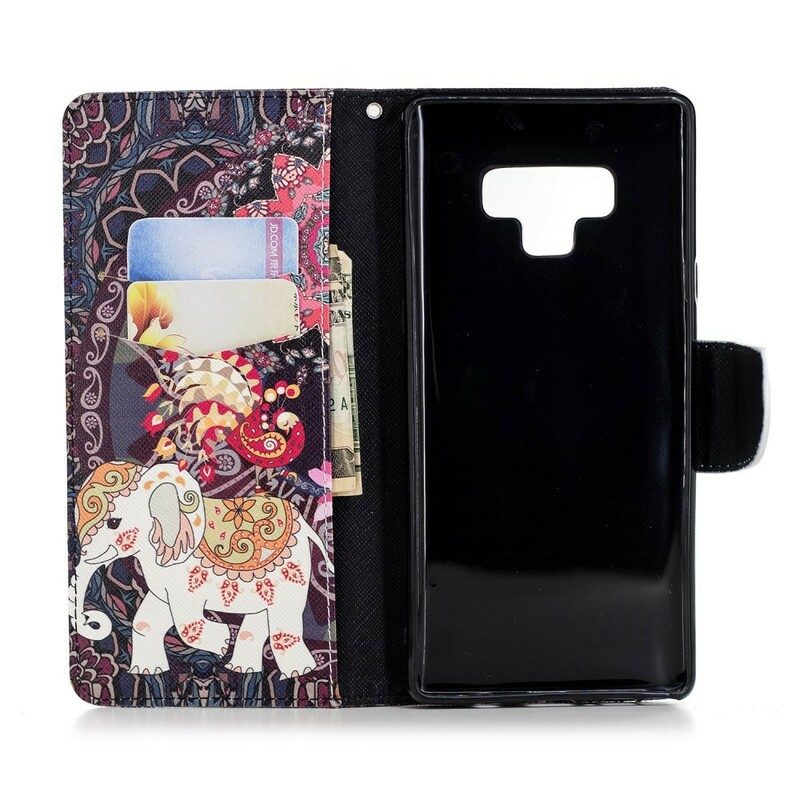 Fodral För Samsung Galaxy Note 9 Etnisk Elefantmandala