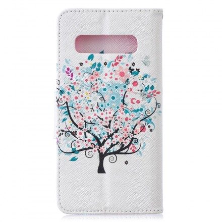 Fodral För Samsung Galaxy S10 Blommigt Träd