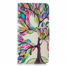Fodral För Samsung Galaxy S10 Färgat Träd
