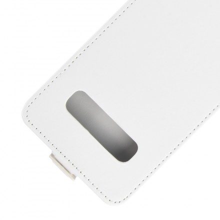 Fodral För Samsung Galaxy S10 Folio-fodral Vikbar Lädereffekt