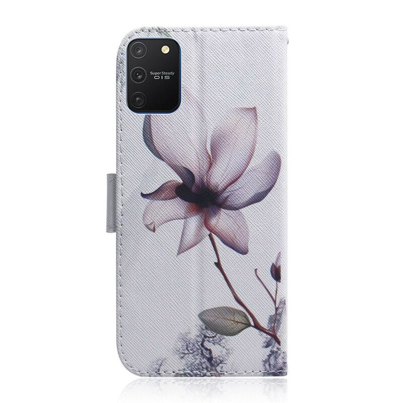 Fodral För Samsung Galaxy S10 Lite Gammal Rosenblomma