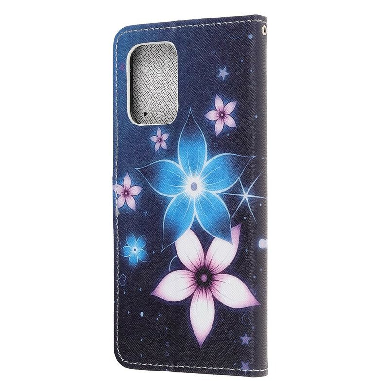 Fodral För Samsung Galaxy S10 Lite Med Kedjar Lunar Strap Blommor