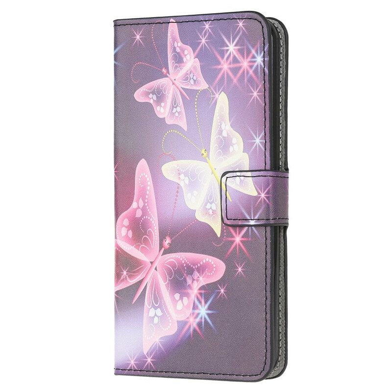 Fodral För Samsung Galaxy S10 Lite Neonfjärilar