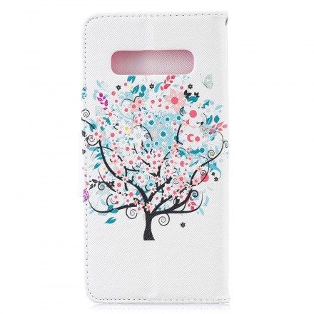 Fodral För Samsung Galaxy S10 Plus Blommigt Träd