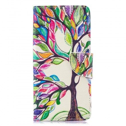 Fodral För Samsung Galaxy S10 Plus Färgat Träd