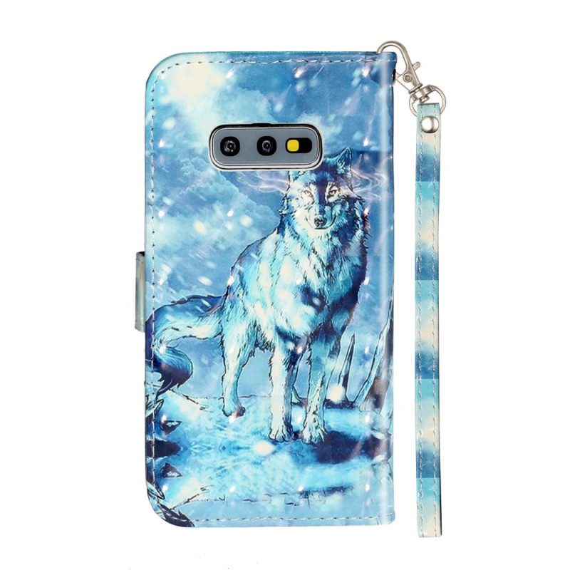 Fodral För Samsung Galaxy S10e Med Kedjar Wolf Light Strap Spotlights