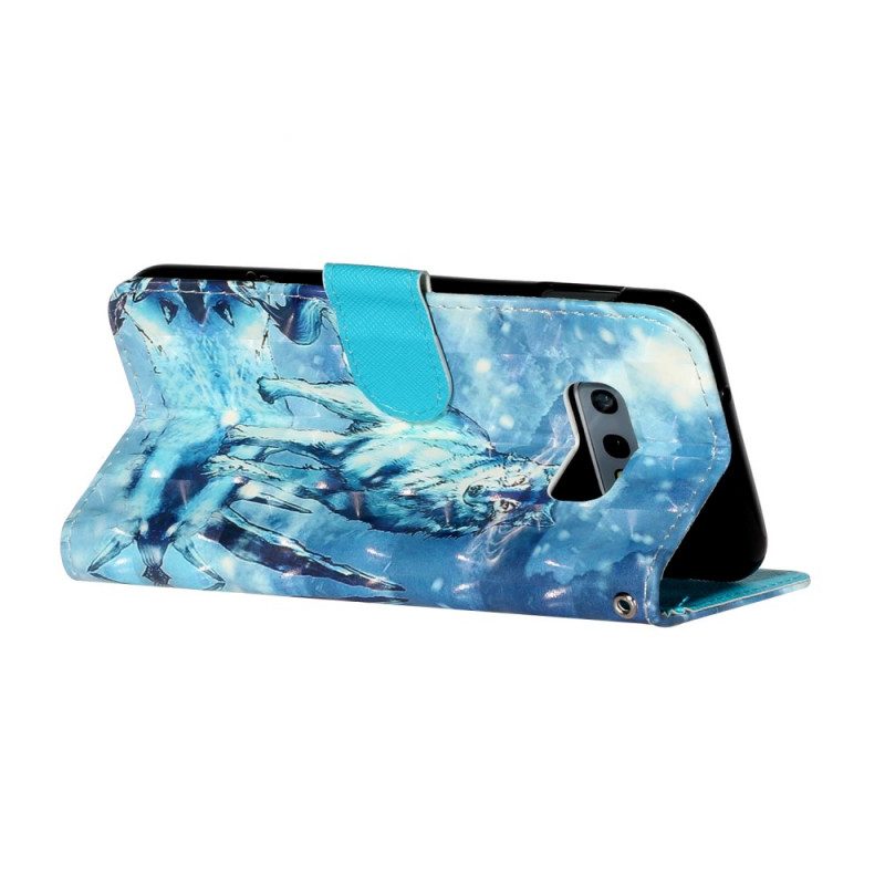 Fodral För Samsung Galaxy S10e Med Kedjar Wolf Light Strap Spotlights