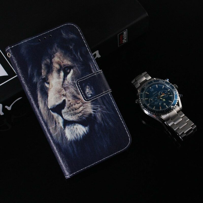 Fodral För Samsung Galaxy S20 Drömmande Lejon