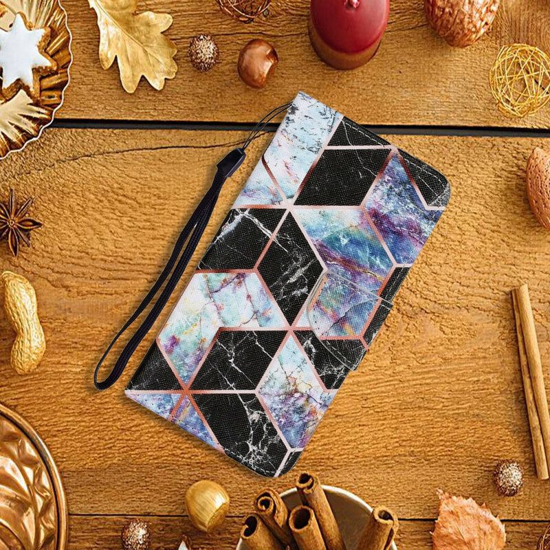 Fodral För Samsung Galaxy S20 FE Geometrisk Marmor