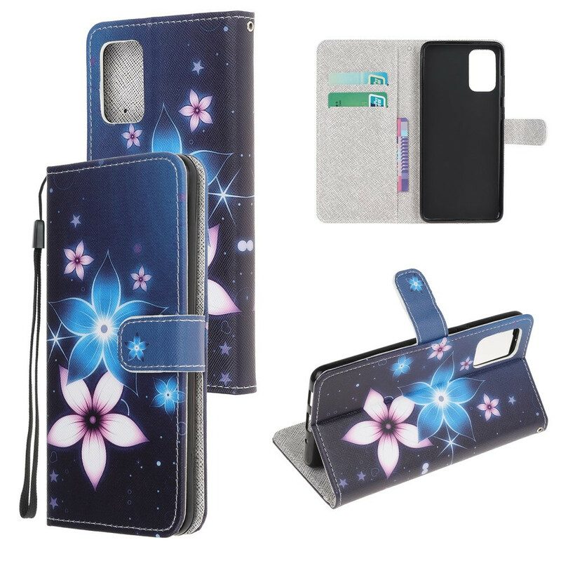 Fodral För Samsung Galaxy S20 FE Med Kedjar Lunar Strap Blommor