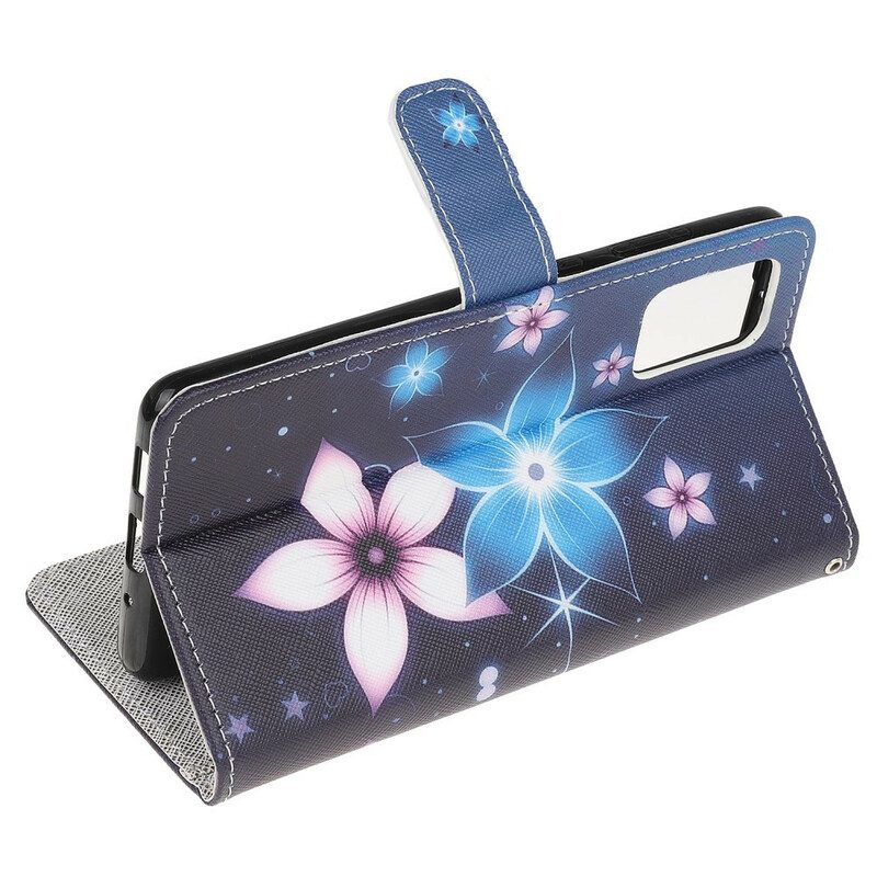 Fodral För Samsung Galaxy S20 FE Med Kedjar Lunar Strap Blommor