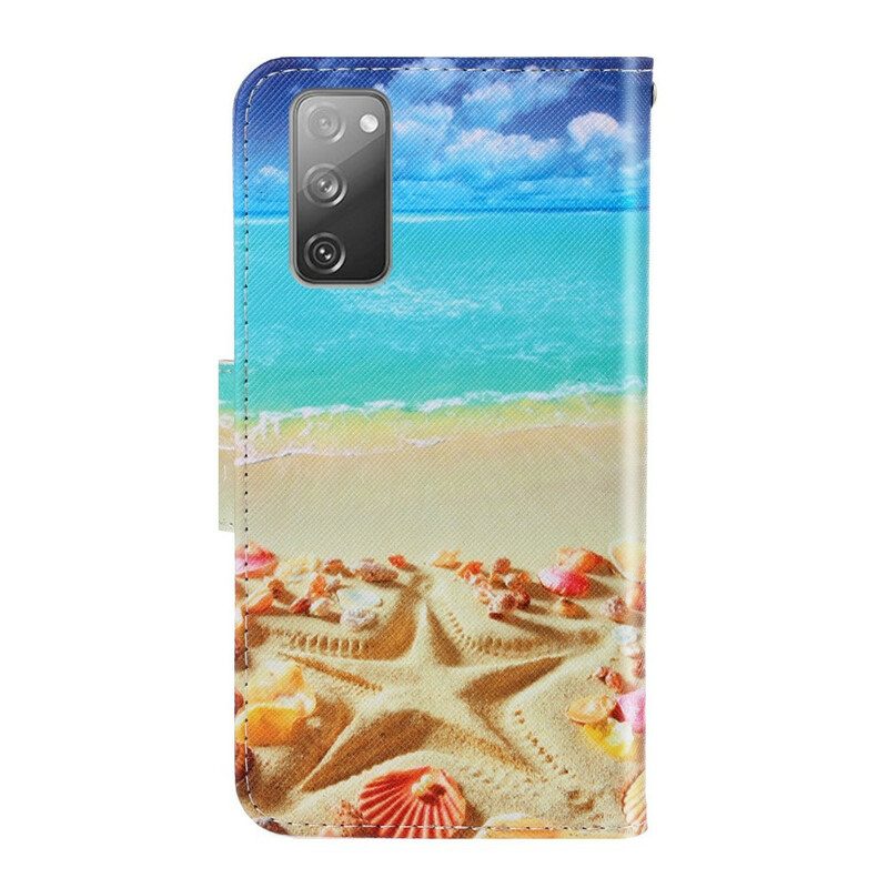 Fodral För Samsung Galaxy S20 FE Med Kedjar Thong Beach