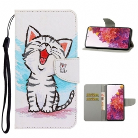 Fodral För Samsung Galaxy S20 FE Med Kedjar Thong Color Kitten
