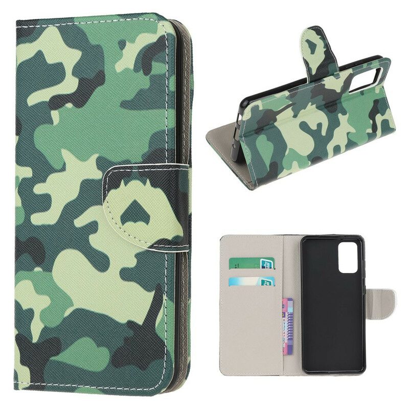Fodral För Samsung Galaxy S20 FE Militärt Kamouflage
