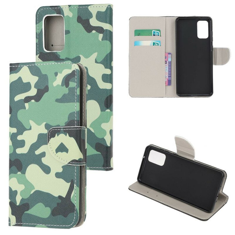 Fodral För Samsung Galaxy S20 Militärt Kamouflage