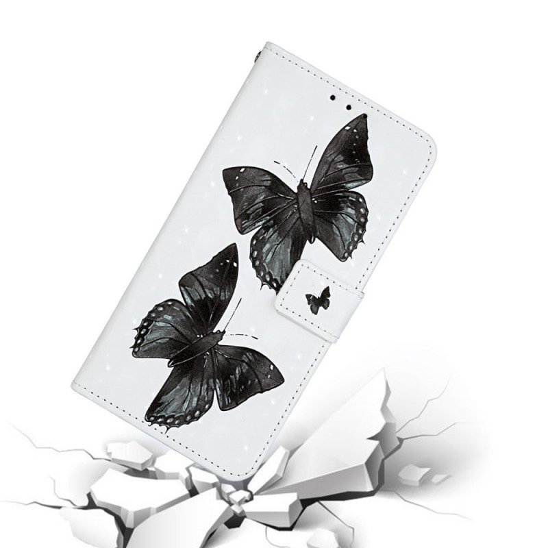 Fodral För Samsung Galaxy S20 Ultra Med Kedjar Justerbara Remfjärilar
