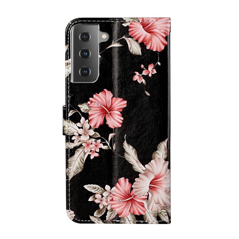 Fodral För Samsung Galaxy S21 5G Blomstergalenskap