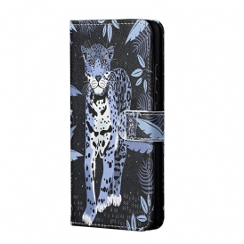 Fodral För Samsung Galaxy S21 5G Med Kedjar Thong Leopard