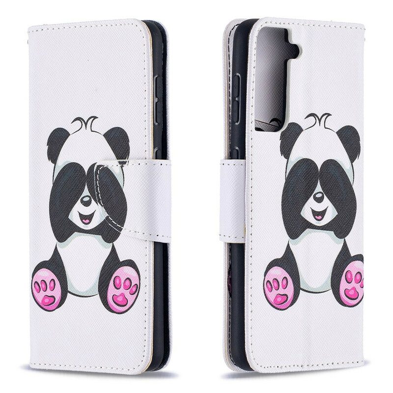 Fodral För Samsung Galaxy S21 5G Panda Kul